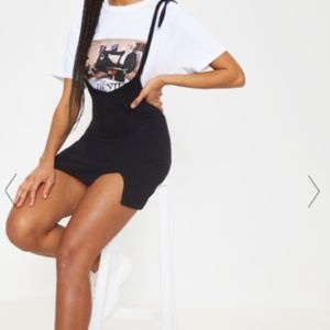 Black Tie Mini Skirt